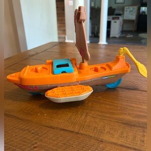 Fisher Price Little People Moana’s boat as is